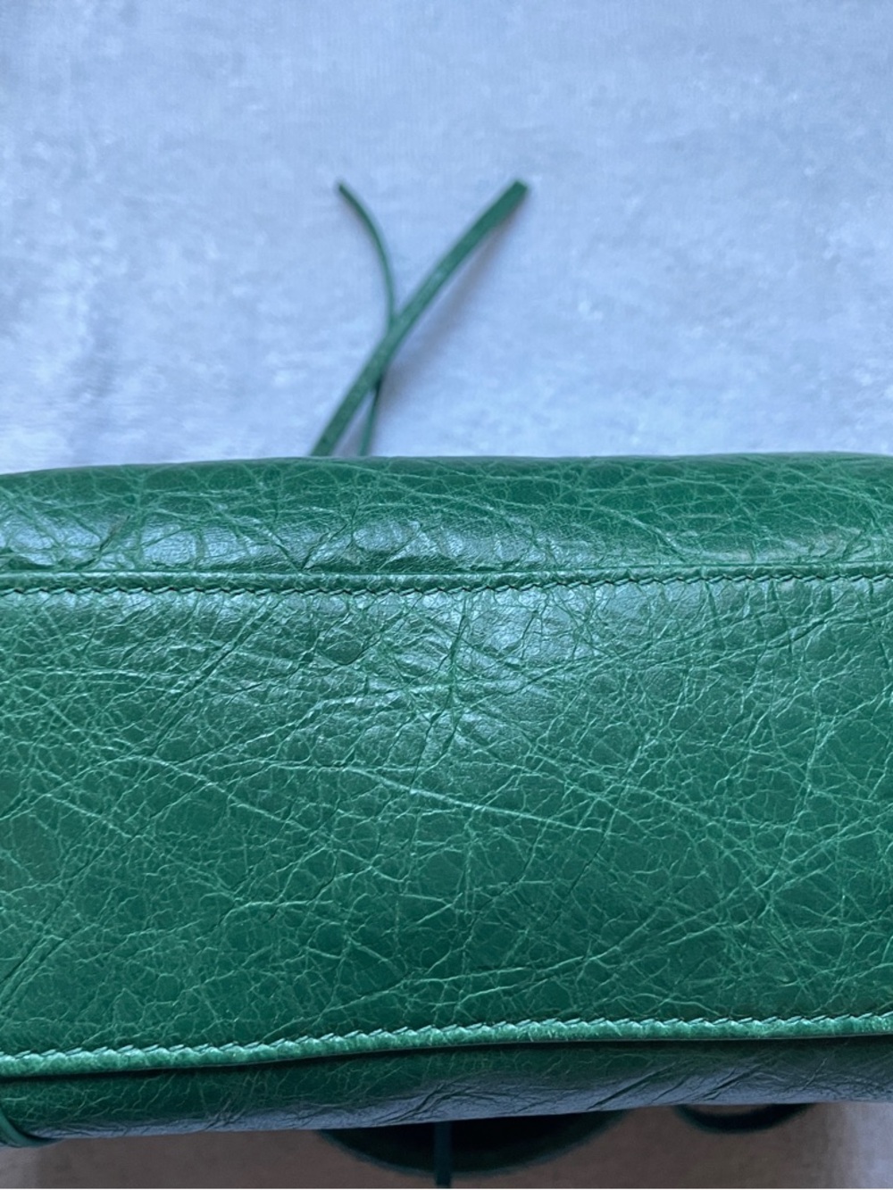 BEAUTIFUL BALENCIAGA LE CITY MINI BAG IN EMERALD GREEN PERFECT CONDITION! - Picture 8 of 15